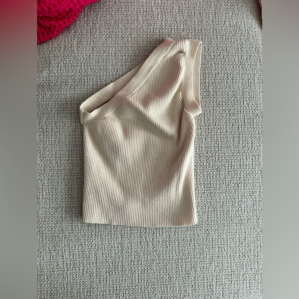 Cream sweater skirt set